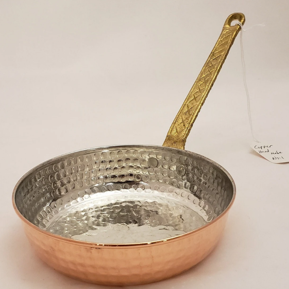 Handmade Copper Frying Pan – Premium Cookware for Elegant Cooking